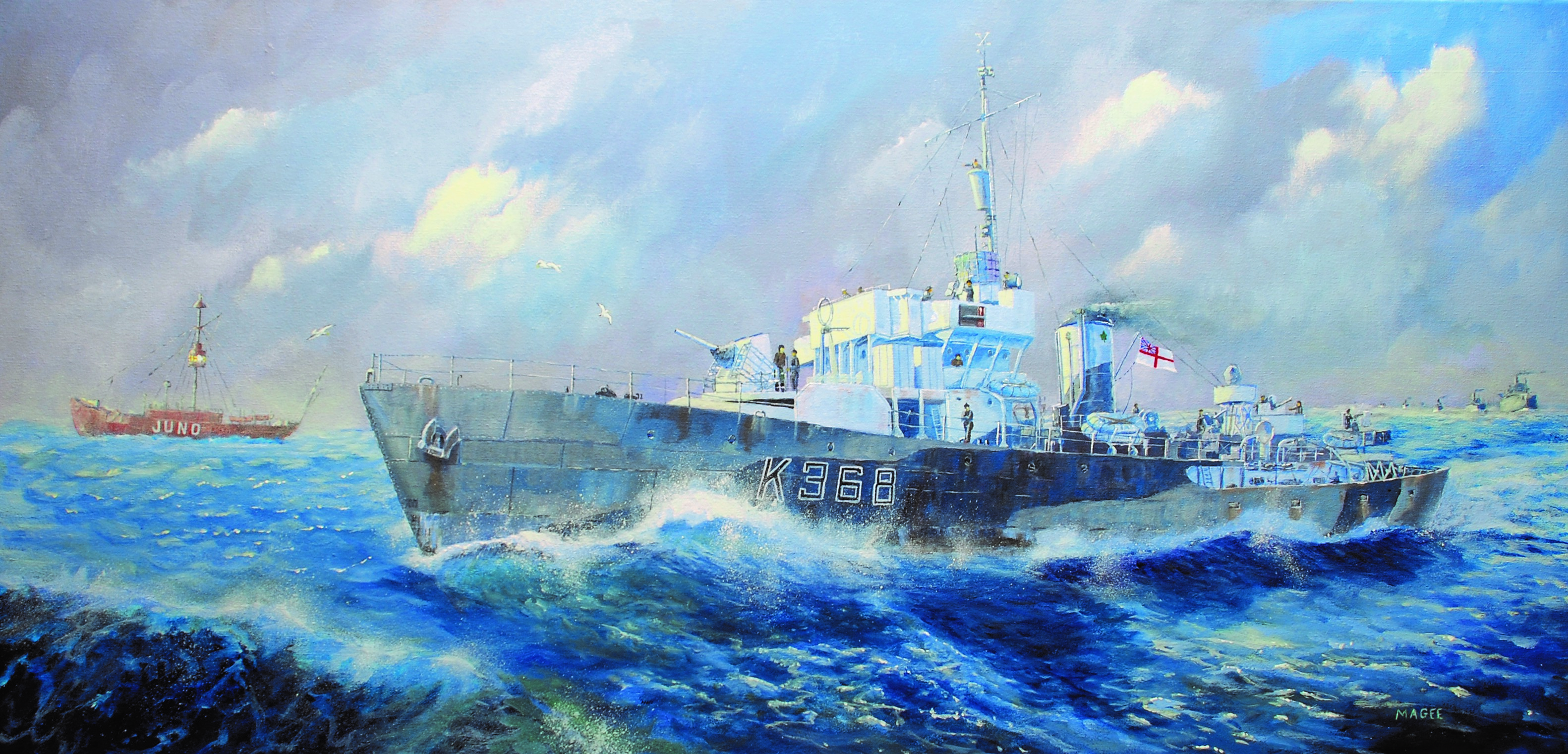 HMCS TRENTONIAN by Canadian artist Marc Magee