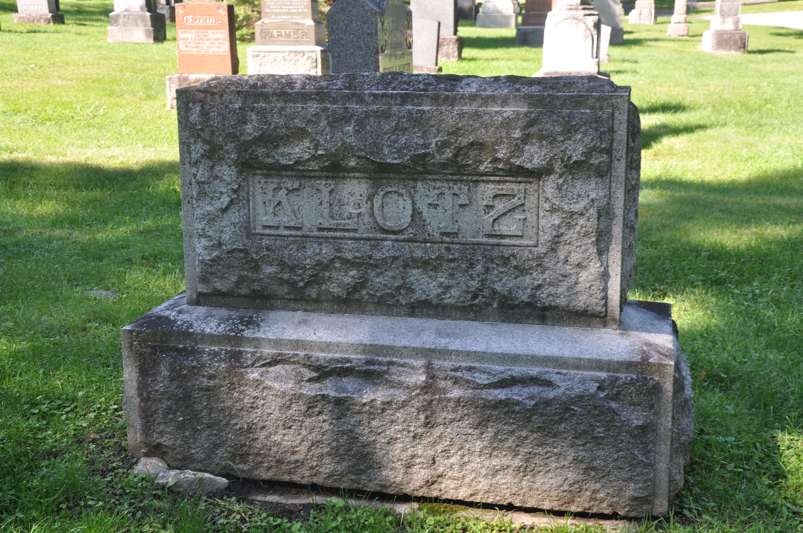 Klotz Grave