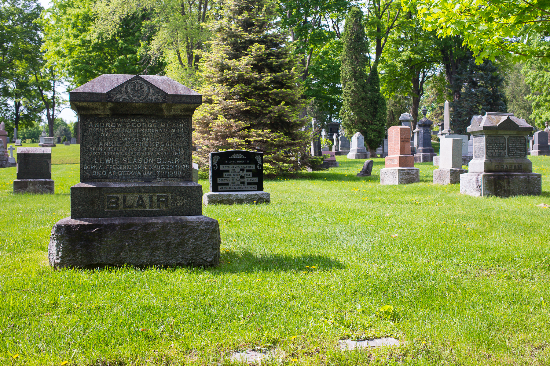 Blair Lot at Beechwood Cemetery