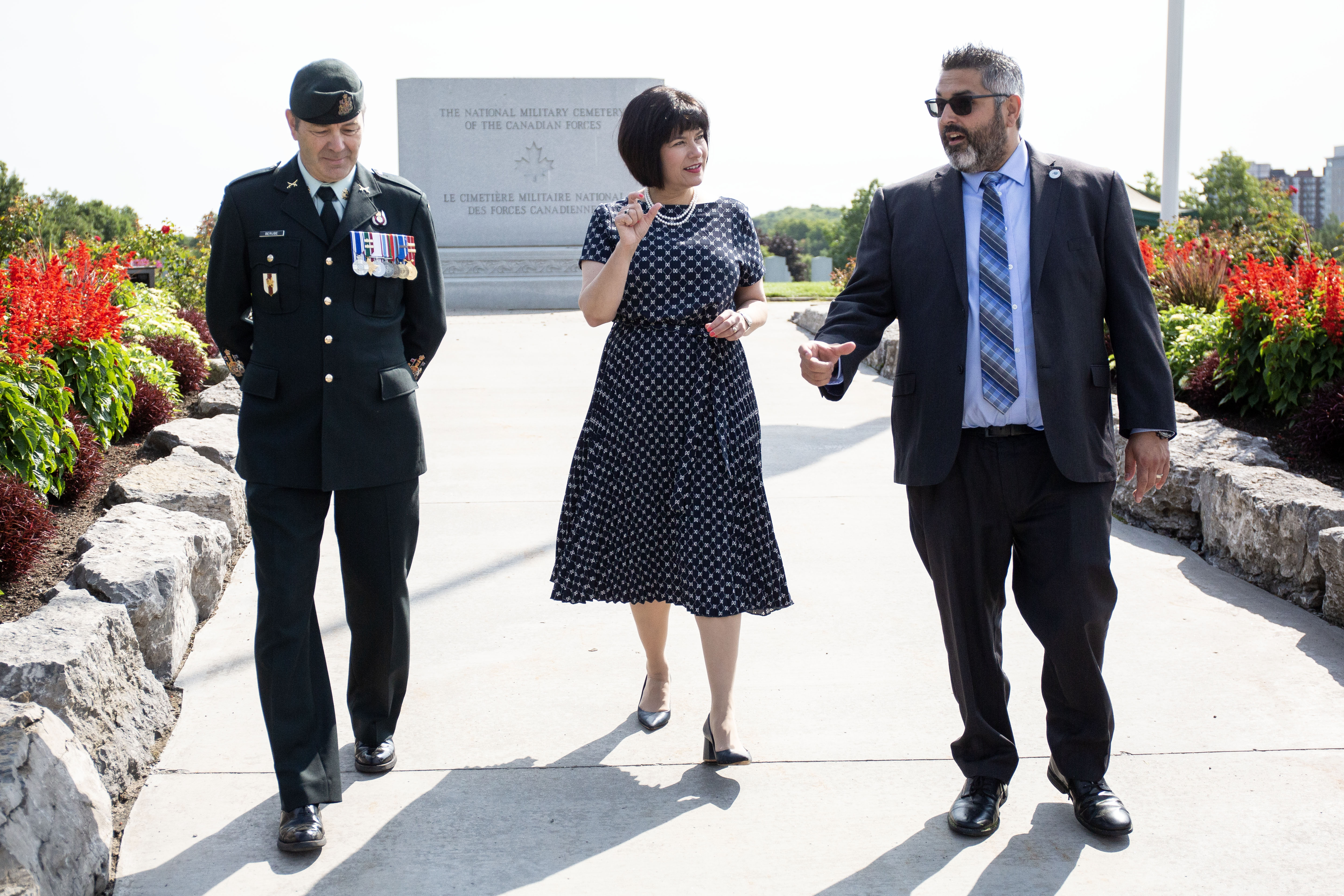 The Honourable Ginette Petitpas Taylor, Minister of Veterans Affairs tour 