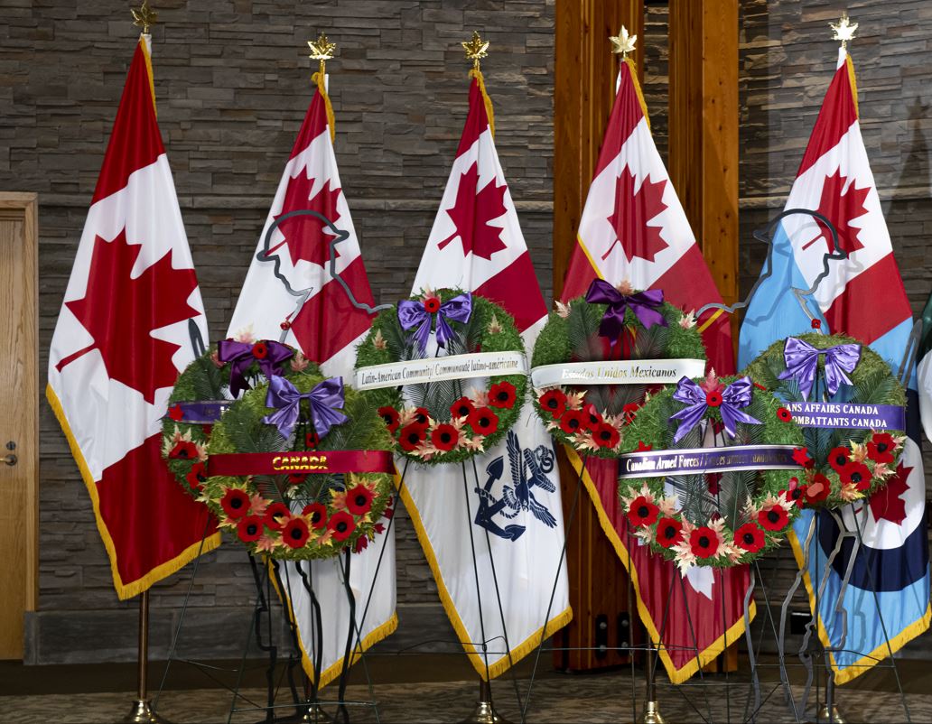 Latin american flag display