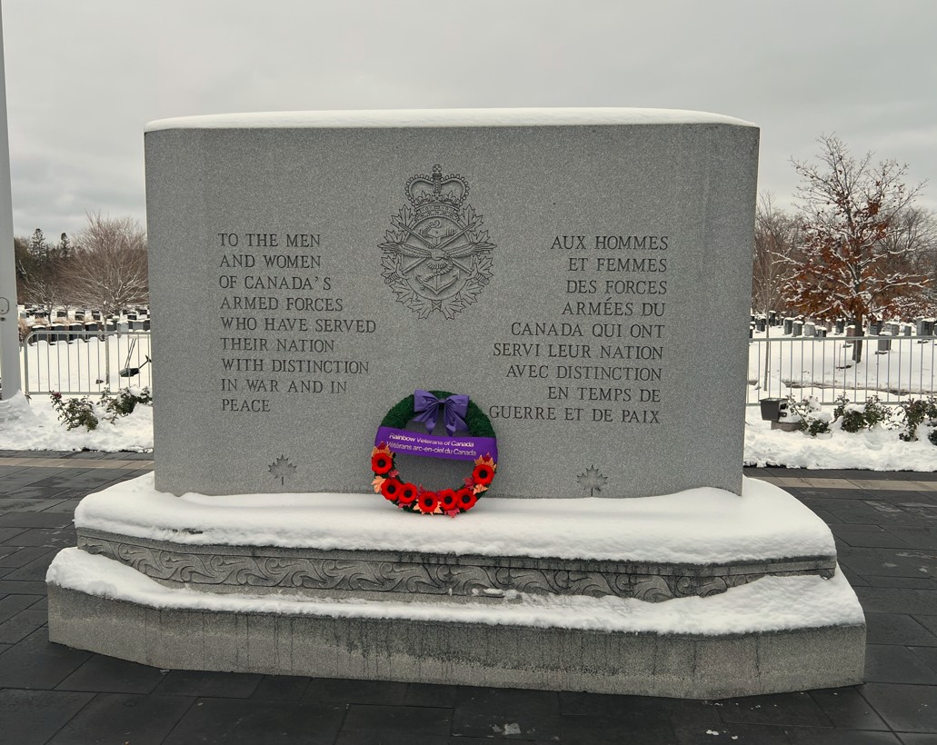 Rainbow Veterans of Canada wreath